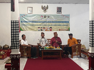 Kelompok KKN Sangha Dharma STAHN Jawa Dwipa Selenggarakan Focus Group Discussion Lintas Agama untuk Indonesia Emas 2045